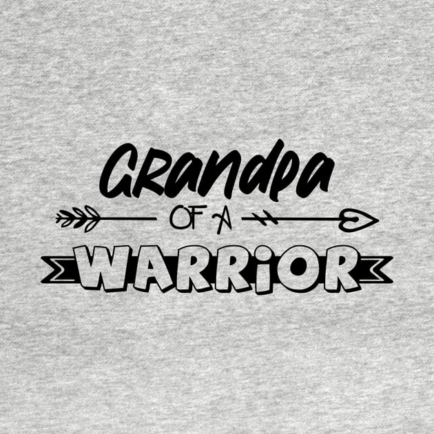 Grandpa of a Little Warrior shirt, Little warrior shirt, Cancer Survivor shirt, Grandpa t-shirt, Grandpa of a Strong Kid shirt, Cancer Awareness by GShow